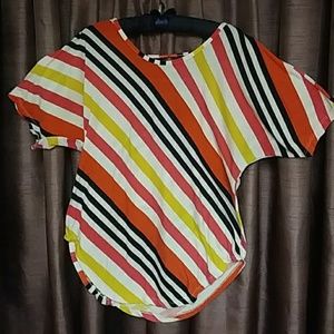 Striped Large Cotton Shirt